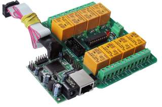 Ethernet Relay controller module   WEB server IP  