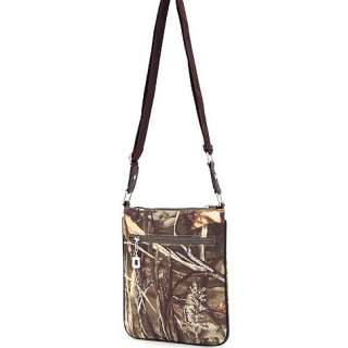   max 4 ® camouflage messenger crossbody bag top twist lock coffee