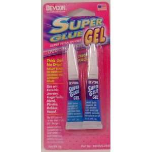  Devcon Super Glue Gel Twin Tube Pack 1Pk  