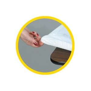  Round Plastic Tablecloths   Covers  White Kwik   60 Inch 