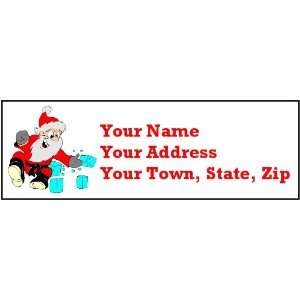  Black Belt Santa Address Labels