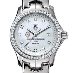 University of Tennessee TAG Heuer Watch   Womens Link with Diamond 