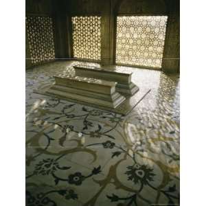 Interior of the Taj Mahal, Unesco World Heritage Site, Agra, Uttar 