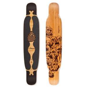   Longboard Skateboard Deck With Black Grip Tape