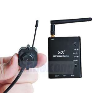 4CH 2.4G Wireless Receiver + wireless A/V MINI Camera  