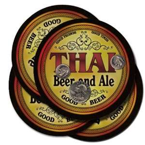 Thai Beer and Ale Coaster Set 