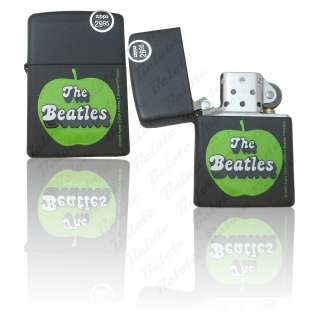 Zippo The Beatles Apple Black Matte Lighter 24831 NEW  