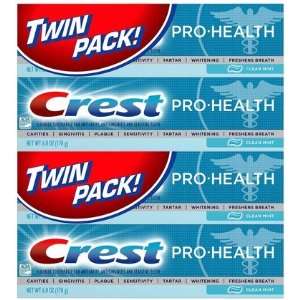 Crest Pro Health Toothpaste Clean Mint 6 oz, 4 ct (Quantity of 3)
