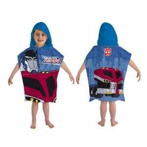   Animated Hooded Poncho Towcho Towel New to 