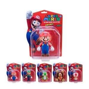  New 5 Classic Mario Action Figures Inner Box Set As Seen 