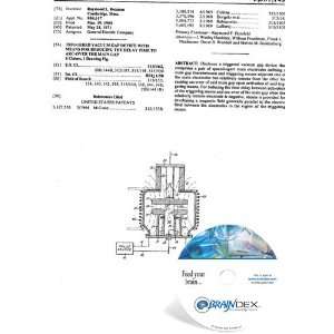 NEW Patent CD for TRIGGERED VACUUM GAP DEVICE WITH MEANS FOR REDUCING 