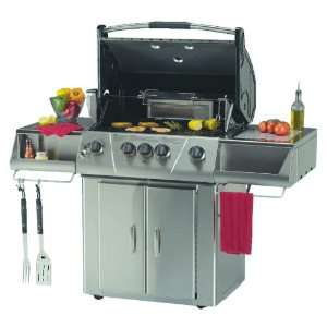 Vermont Casting VCS401SSP Four burner BBQ Grill in Stainless Steel 