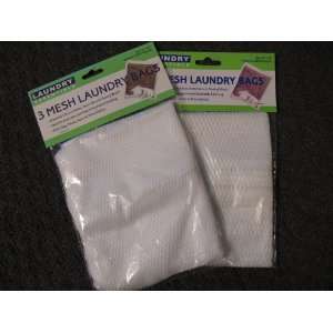  Mesh Laundry Zippered Bags 12 x 15 (2 Packs of 3 Each 