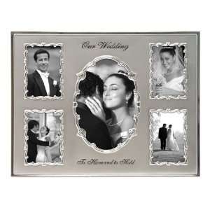 Malden Our Wedding 5 Opening Collage Frame, 5 Openings in a Variety of 