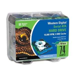  Western Digital 74GB 10,000 RPM SATA Raptor Internal Hard 