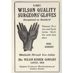 1929 Print Ad Wilson Rubber Surgeons Gloves Canton OH   Original Print 