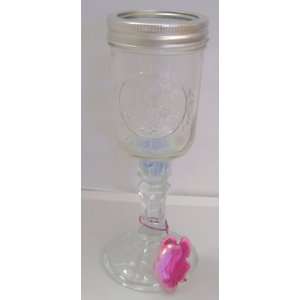  Hillbilly Redneck Wineglass with Gemstone Charm Comes Gift 