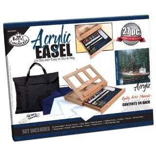   Set in Wooden Box Easel with Oil Paint Kit Explore similar items